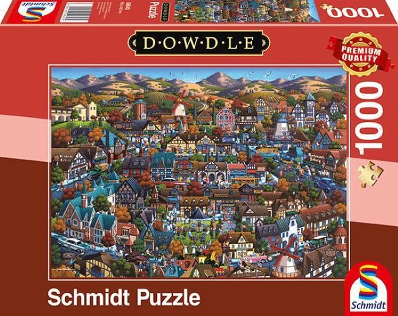 Solvang Townhouse (1000) - Puzzel van Schmidt Spiele – doos