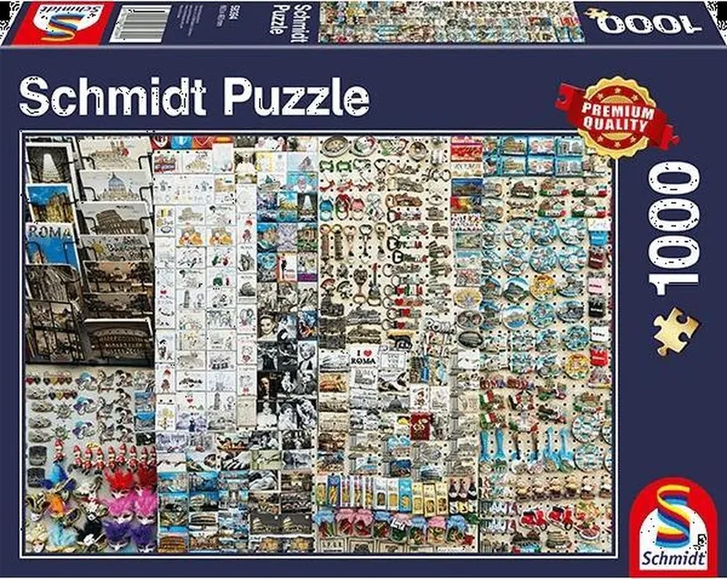 Souvenier Kraam, 1000 stukjes Puzzel from Schmidt Spiele, Multicolour edition – box