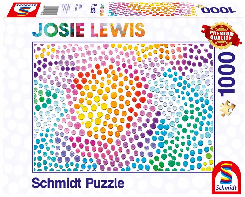 Spel Puzzel 1000 Stukken - Kleurrijke Zeepbellen van Schmidt Spiele – doos