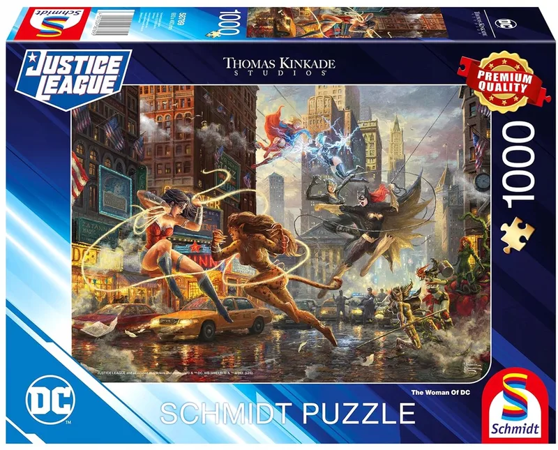 Spellen 1000 Stuk DC Comics Vrouwen Thomas Kinkade Puzzel from Schmidt Spiele, Multicolour edition – box
