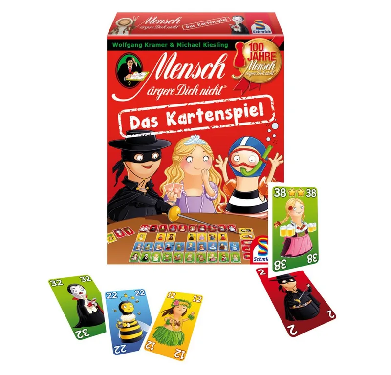 Spiel Kartenspiel Mensch ärgere Dich nicht van Schmidt Spiele – doos
