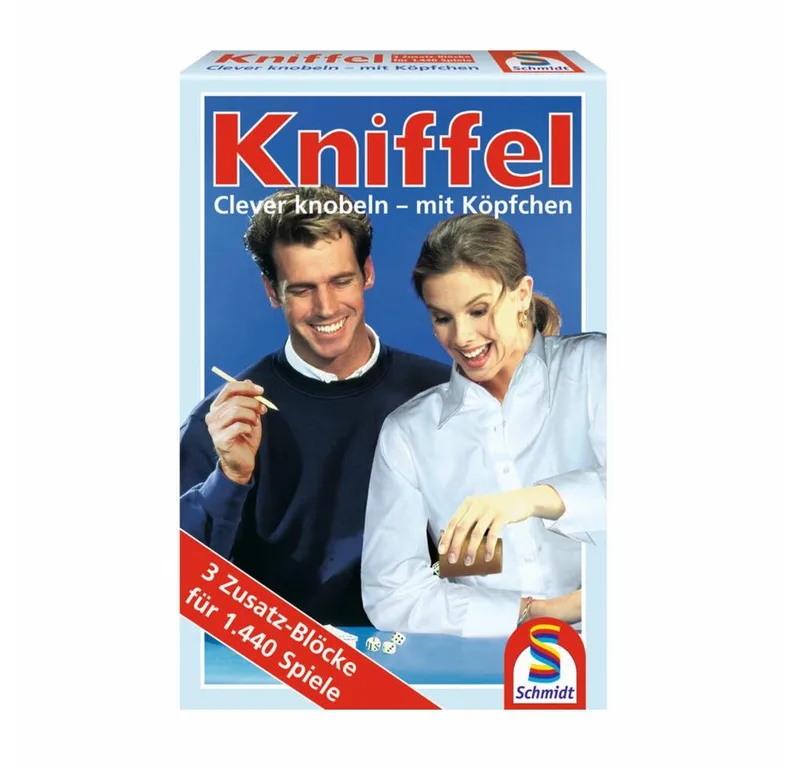 Spiel Kniffelblöcke from Schmidt Spiele, Bunt edition – box