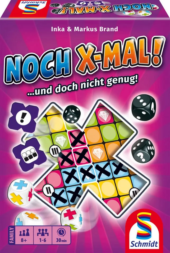 Spiel Noch X-Mal!, Familienspiel de Schmidt Spiele, édition Bunt – boîte