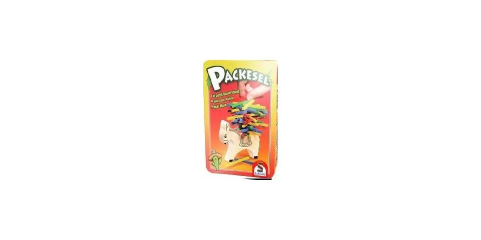 Spiel Packesel (Metalldose) från Schmidt Spiele – kartong
