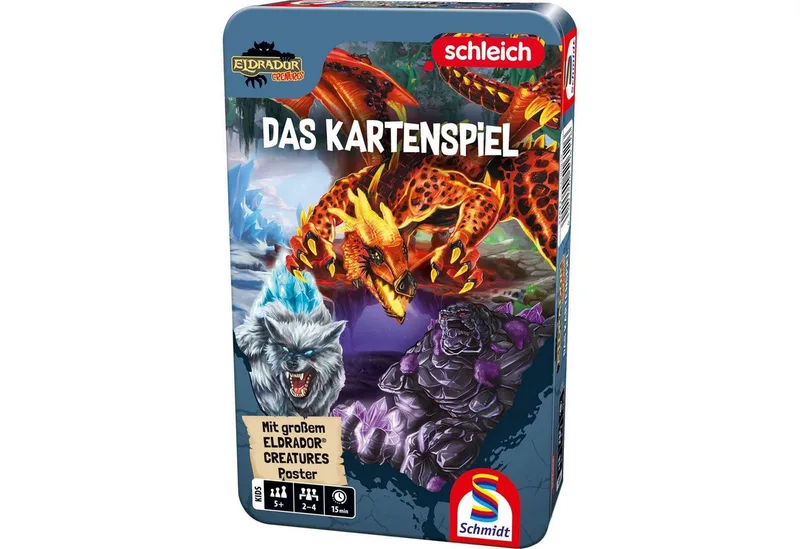 Spiel Schleich, Eldrador, Das Kartenspiel från Schmidt Spiele – kartong