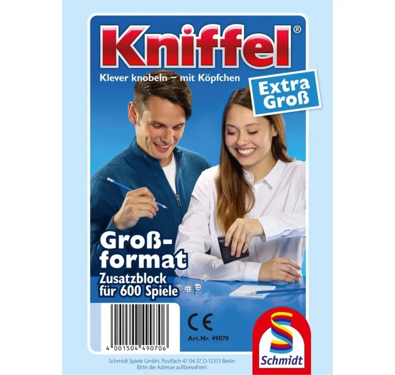 Spiel SCHMIDT Kniffelblock groß SCHMIDT 49070 from Schmidt Spiele – box