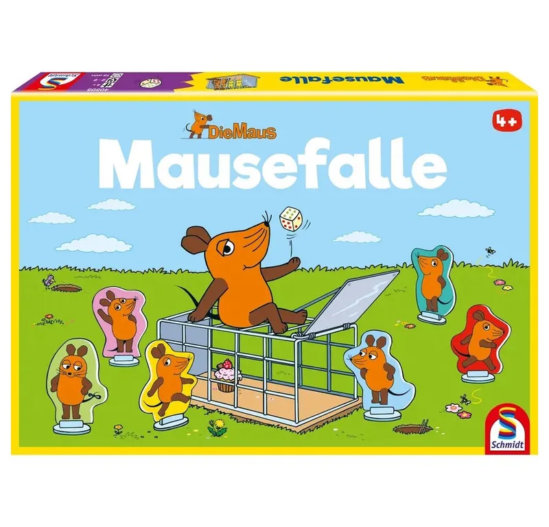 Spiel Schmidt Spiele 40550 Die Maus, Mausefalle, ab 6 Jahre fra Schmidt Spiele – æske