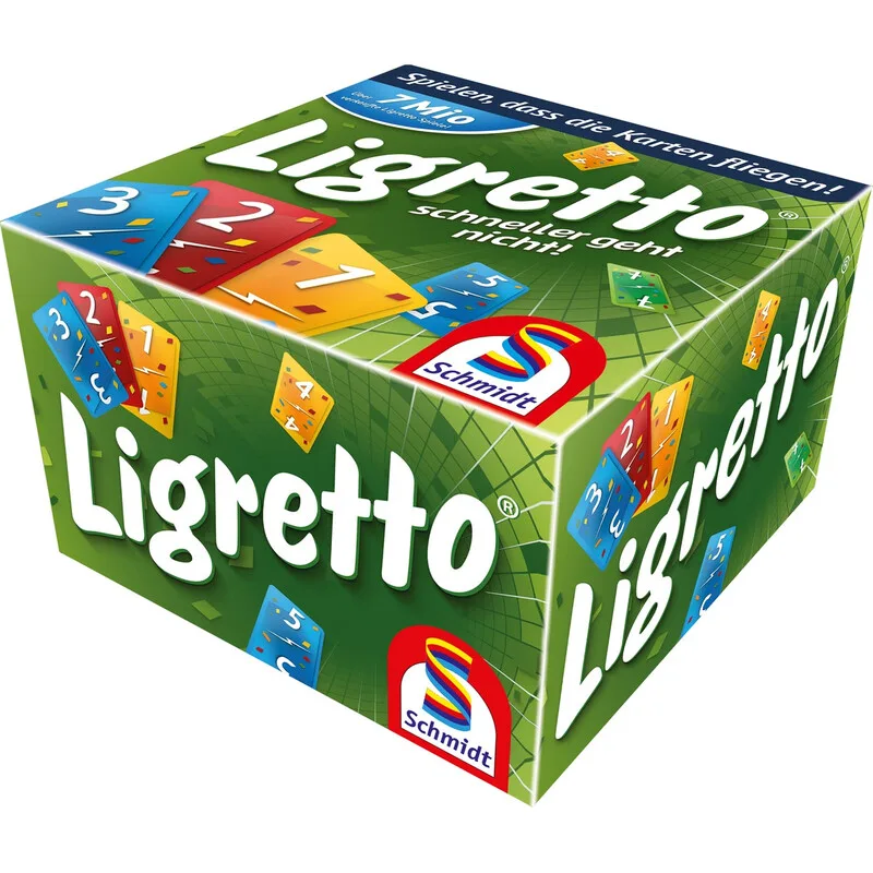 Spiele 01201 Familienspiele Ligretto®, grün ab 8 Jahre de Schmidt Spiele – boîte