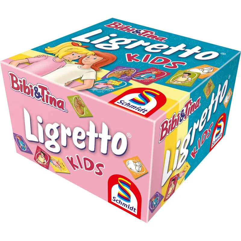 Spiele 01412 Familienspiele Ligretto® Kids, Bibi&Tina ab 5 Jahre fra Schmidt Spiele – æske