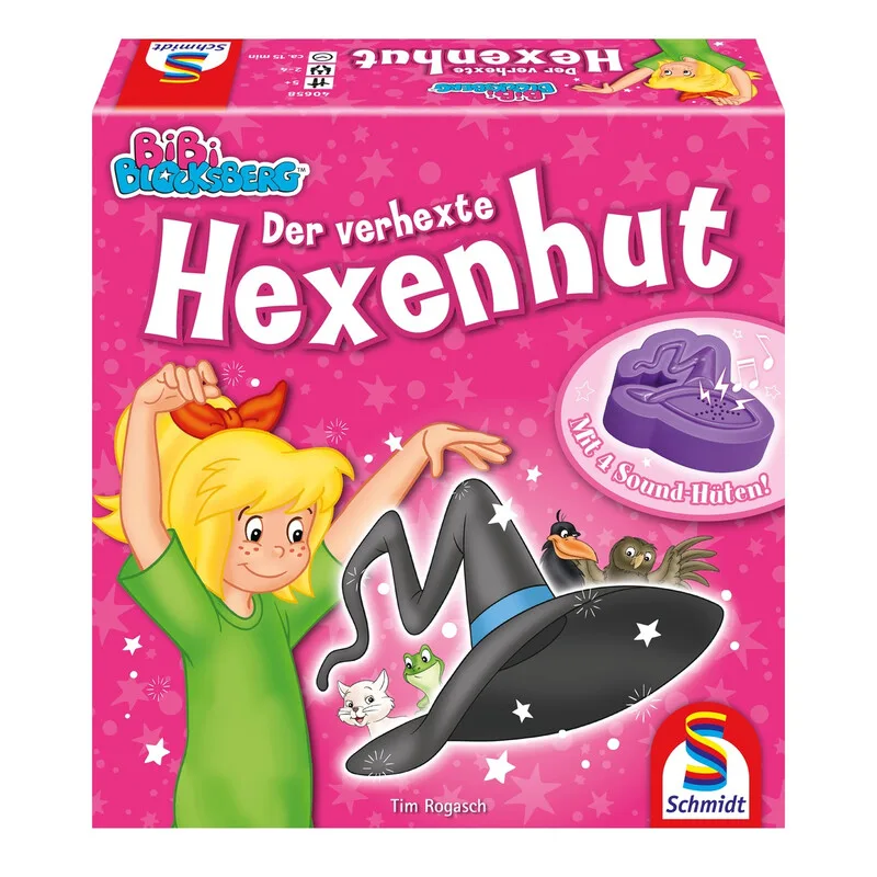 Spiele 40658 Kinderspiele BIBI Der verh. Hexenhut ab 5 Jahre fra Schmidt Spiele – æske