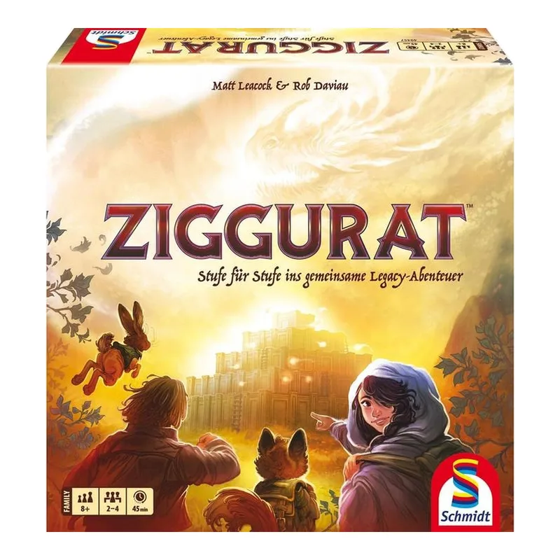 Spiele 49457 Ziggurat, Strategiespiel, Legacy-Spiel fra Schmidt Spiele – æske