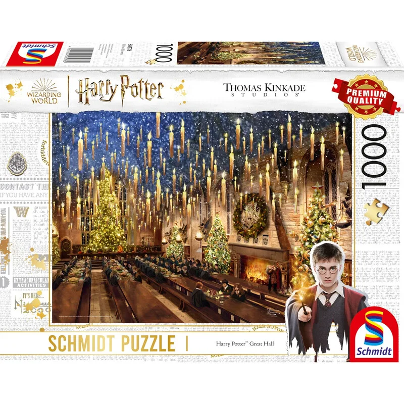 Spiele 58578 Erwachsenenpuzzle Thomas Kinkade Studios Wizarding World, Harry Potter™, Great Hall 1000 Teile ab 12 Jahre from Schmidt Spiele – box