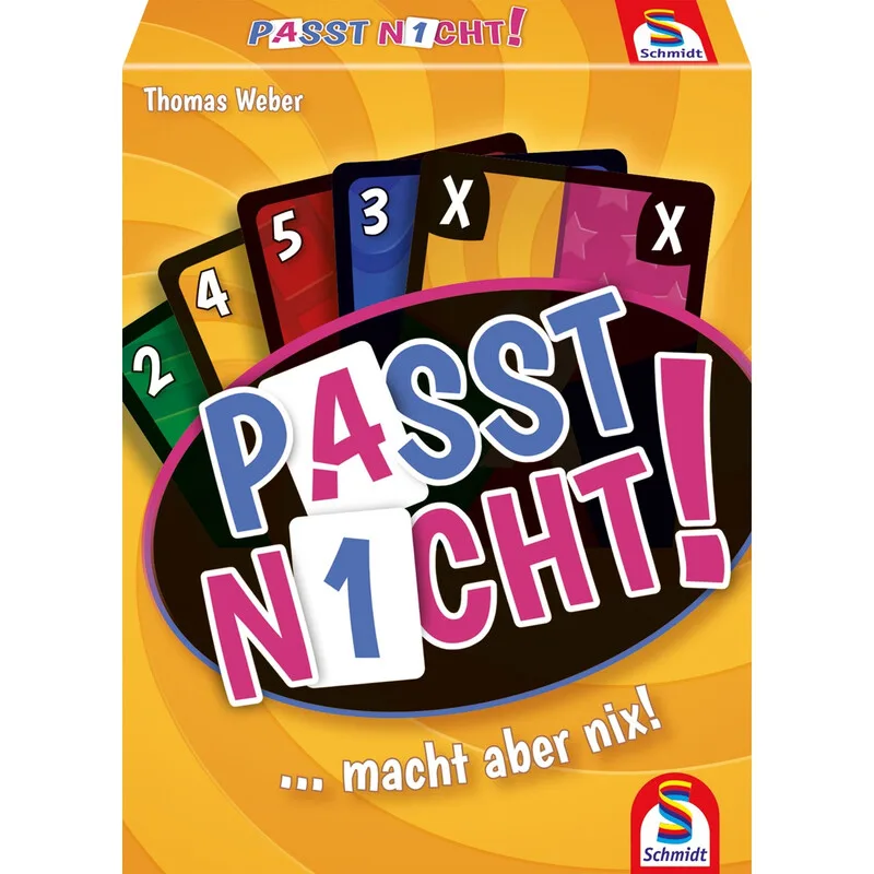 Spiele 75054 Familienspiele Passt nicht! Kartenspiel ab 8 Jahre från Schmidt Spiele – kartong