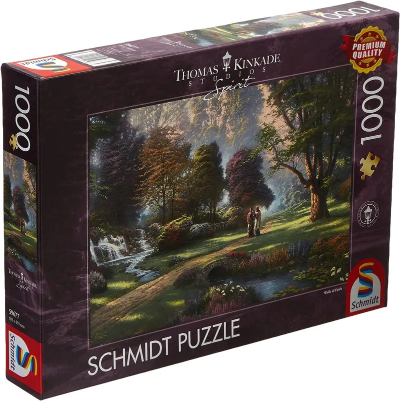 Spirit, Walk of Faith, 1000 stukjes - Legpuzzel - Thomas Kinkade de Schmidt Spiele, édition Multicolore – boîte