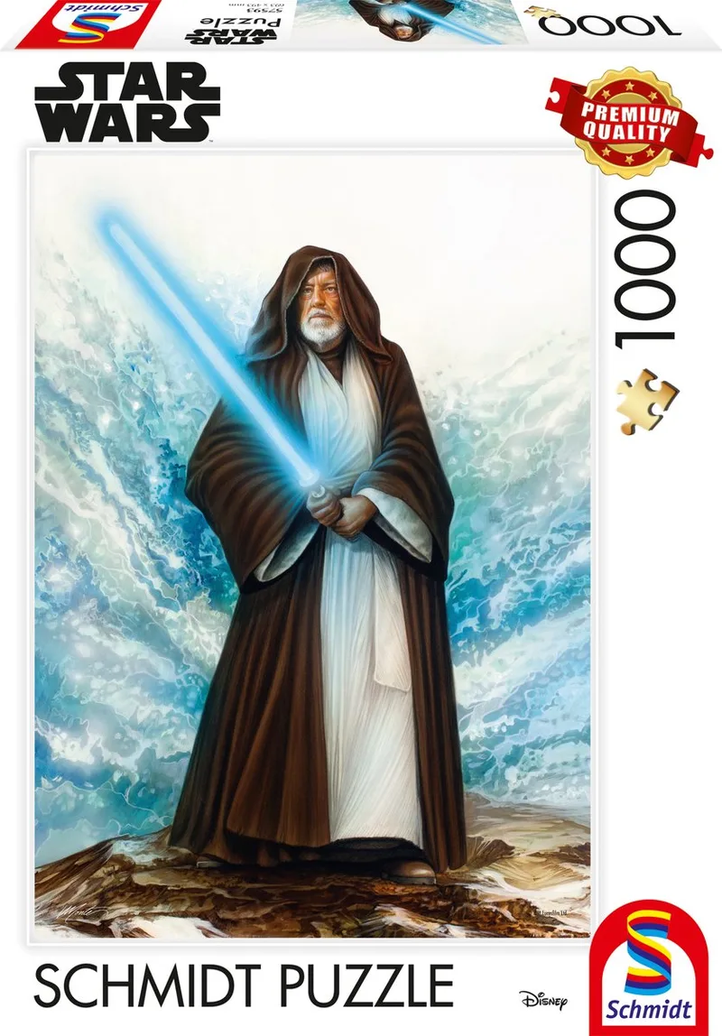Star Wars legpuzzel The Jedi Master 1000 stukjes Monte Moore. von Schmidt Spiele, Ausgabe Mehrfarbig – Schachtel