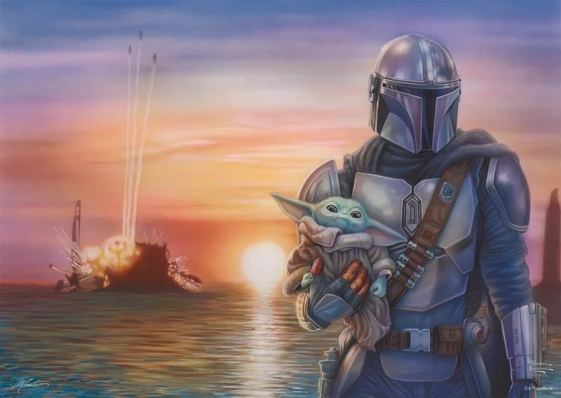 Star Wars puzzel The Mandalorian A New Direction 1000 stukjes. van Schmidt Spiele, editie Meerkleurig – doos