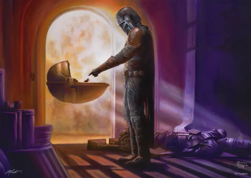 Star Wars The Mandalorian - Thomas Kinkade Studios - Disney Dreams Collection - Turning Point Puzzel meerkleurig from Schmidt Spiele, Multicolour edition – box