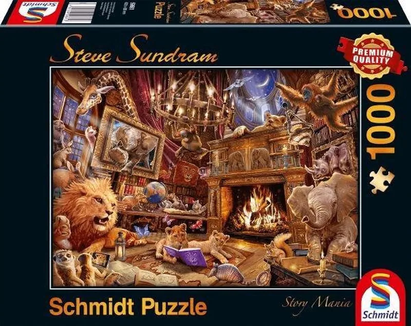 Story Mania, 1000 stukjes - Puzzel - 12+ de Schmidt Spiele, édition Orange – boîte