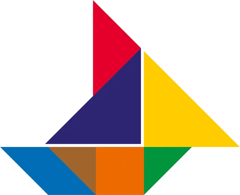 Tangram Kids - Kinderspel - Creatief puzzelspel met houten stukken - vanaf 5 jaar - 1 speler de Schmidt Spiele – boîte