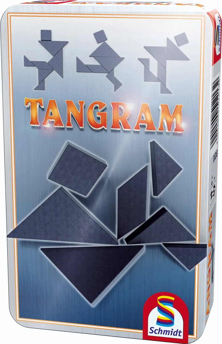 Tangram - Klassiek denkspel - Creatief puzzelspel met 7 vormen - vanaf 8 jaar - 1+ spelers from Schmidt Spiele – box