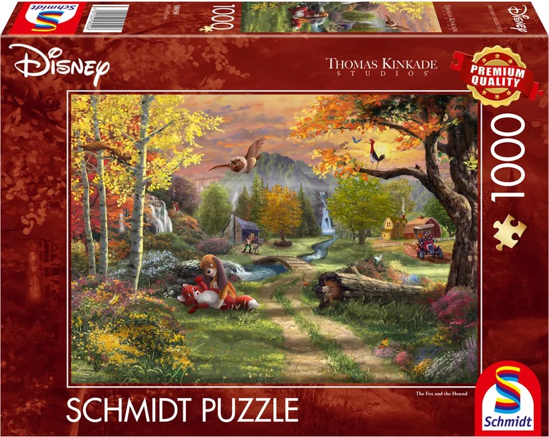 Thomas Kinkade Studios - Disney Frank en Frey, 1000 stukjes from Schmidt Spiele, Multicolour edition – box