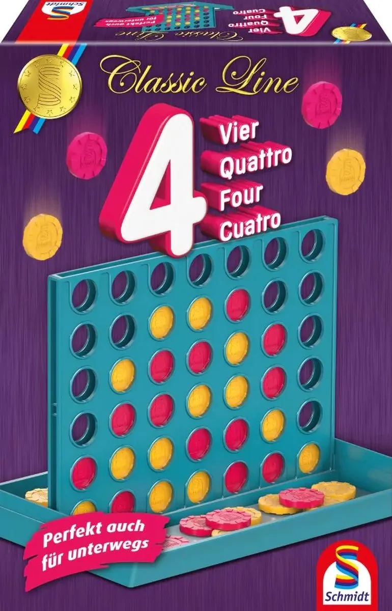 Vier op een Rij Classic Line - Bordspel - Strategisch denkspel - vanaf 6 jaar - 2 spelers from Schmidt Spiele – box