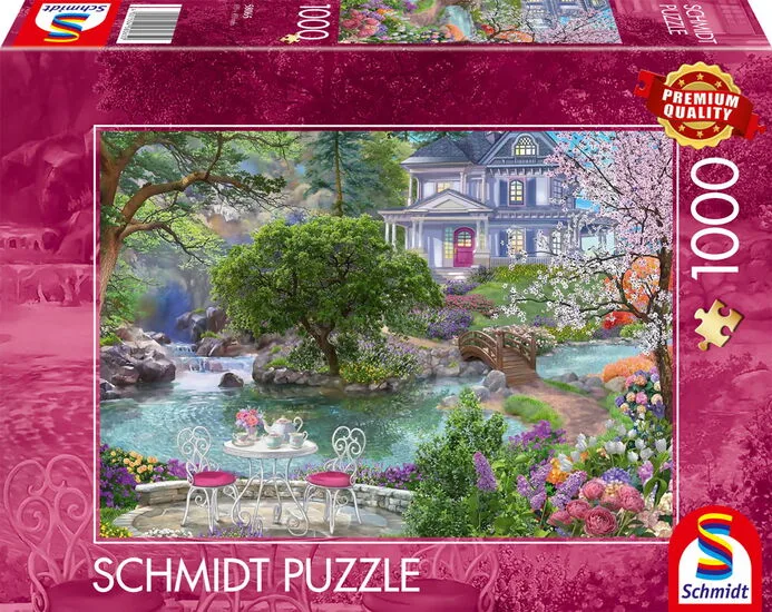 Villa aan het meer, 1000 stukjes - Puzzel from Schmidt Spiele – box