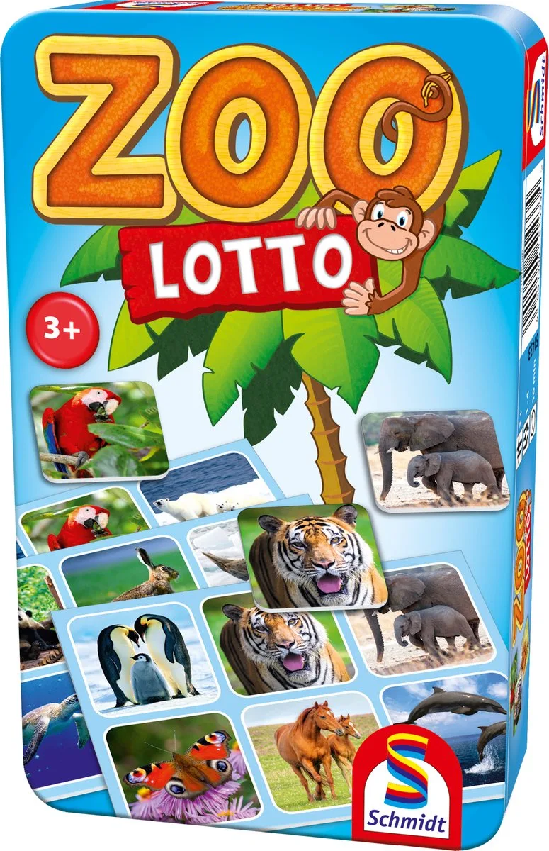Zoo Lotto - Kinderspel - Educatief geheugenspel met dieren - vanaf 3 jaar - 1-4 spelers from Schmidt Spiele – box