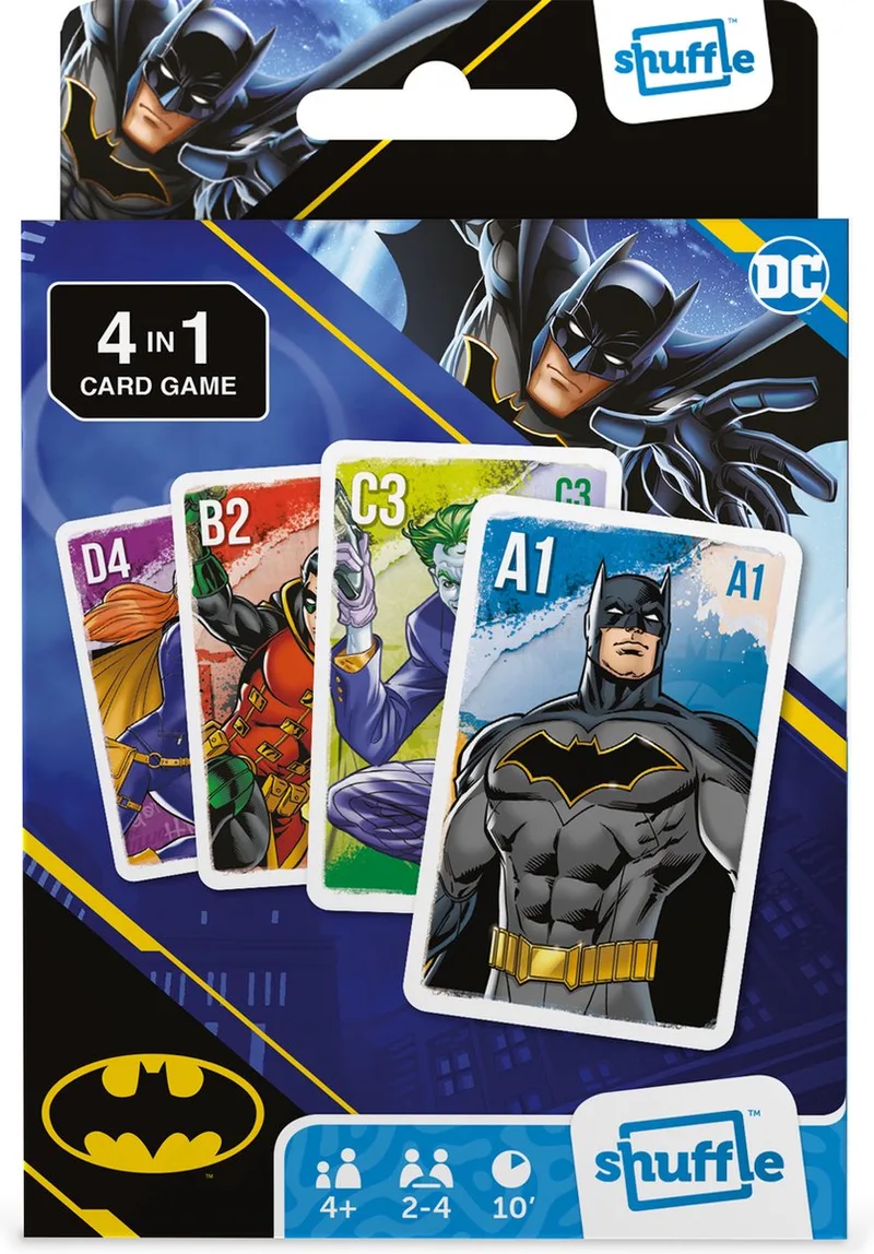 4-in-1 Kinderspel: Snap, Families, Koppels & Actie - Cadeau 4+ from Shuffle – box