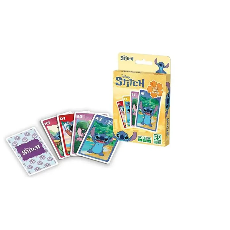 Lilo & Stitch - 4-in-1 Kaartspellen (Kwartet, memo, snap de Shuffle – boîte 2 sur 3