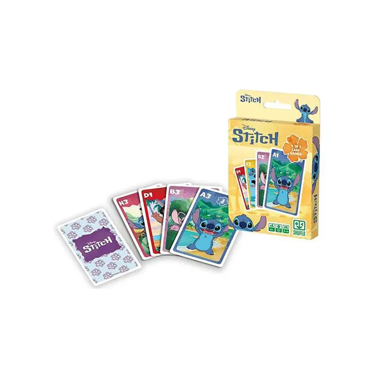 Lilo & Stitch - 4-in-1 Kaartspellen (Kwartet, memo, snap de Shuffle – boîte 3 sur 3
