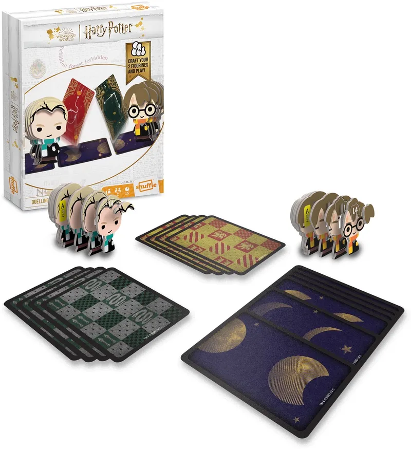 Plus Kaartspel - Harry Potter - Duelling Practices - Kaartspel - Maak je Eigen Figurine de Shuffle – boîte
