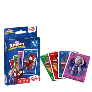 Spidey & His Amazing Friends - 4-in-1 Kaartspellen (Kwartet, memo, snap, actiespel) from Shuffle – box 2 of 2