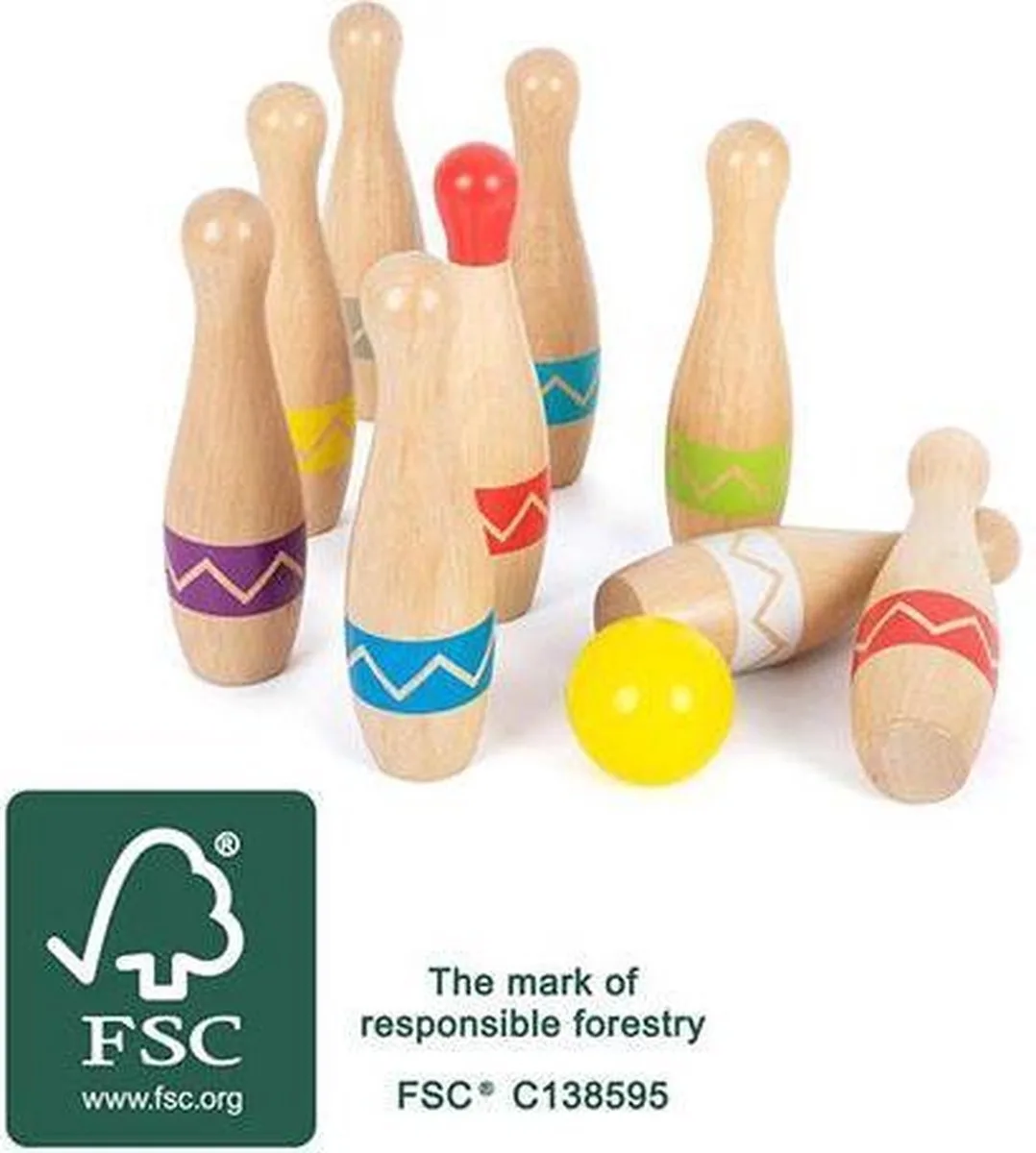 Kegelspiel Active von small foot – Schachtel