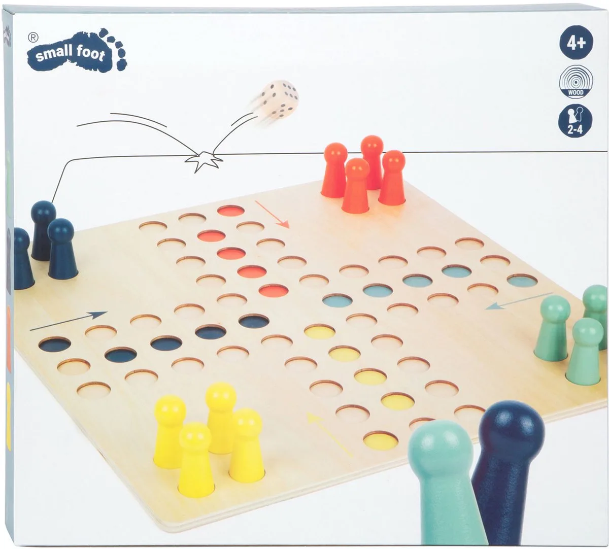 Ludo XL von small foot – Schachtel