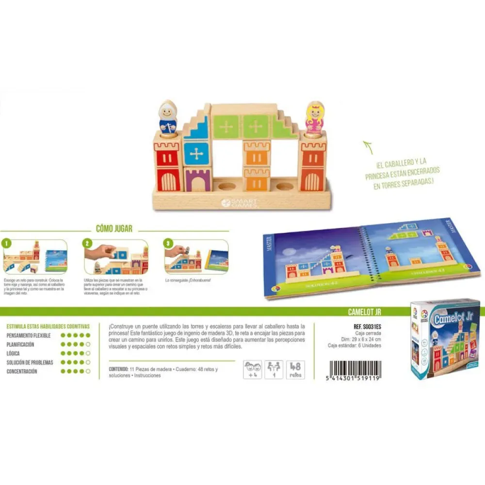 Camelot Jr. Houten från SmartGames – kartong