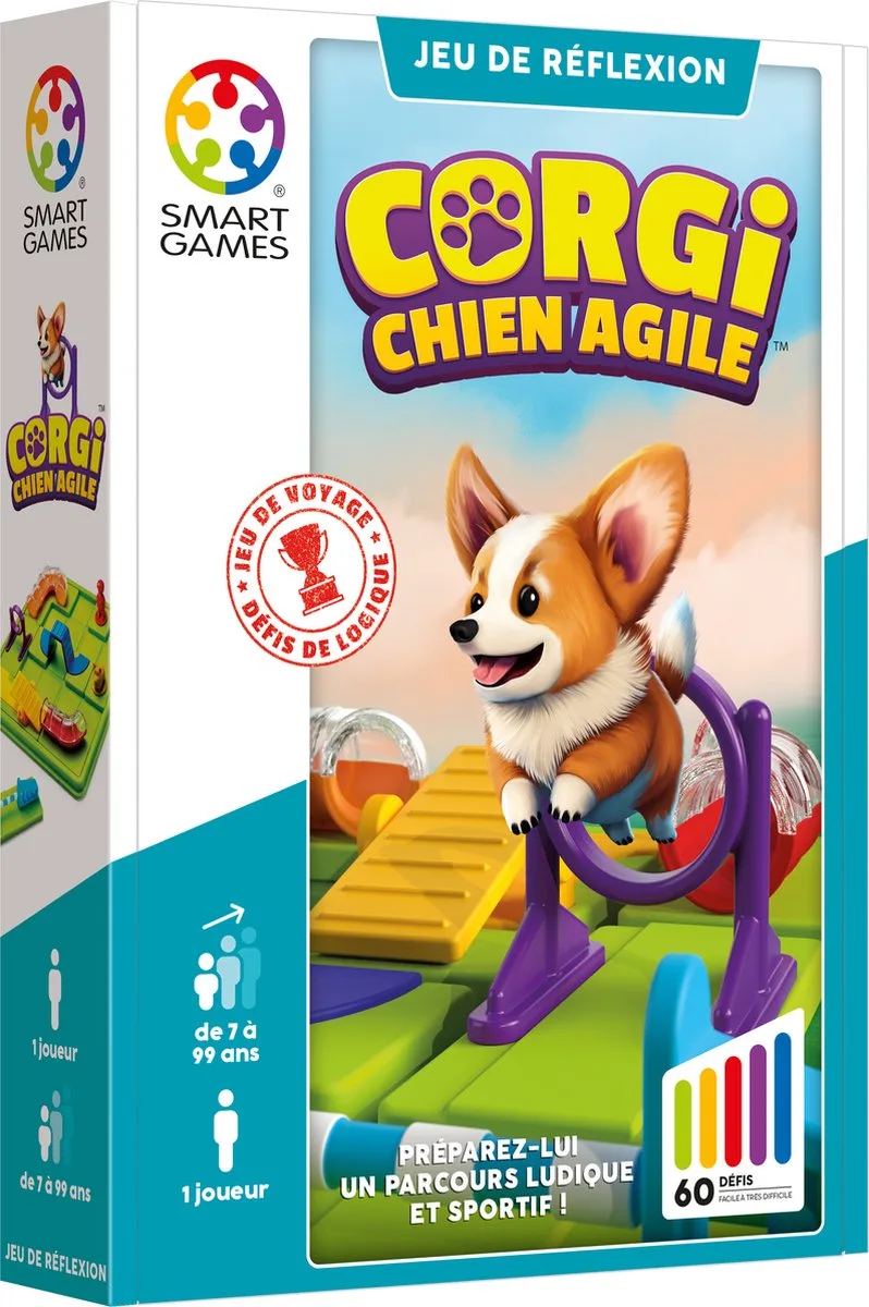 Corgi Chien Agile, Bordspel, Logisch, 7 jaar from SmartGames – box