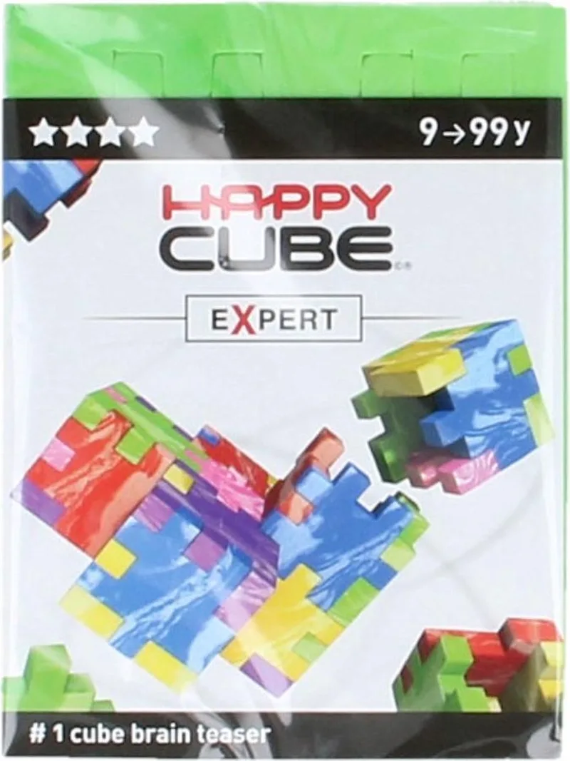 Happy Cube Expert Puzzel from SmartGames, Green edition – box