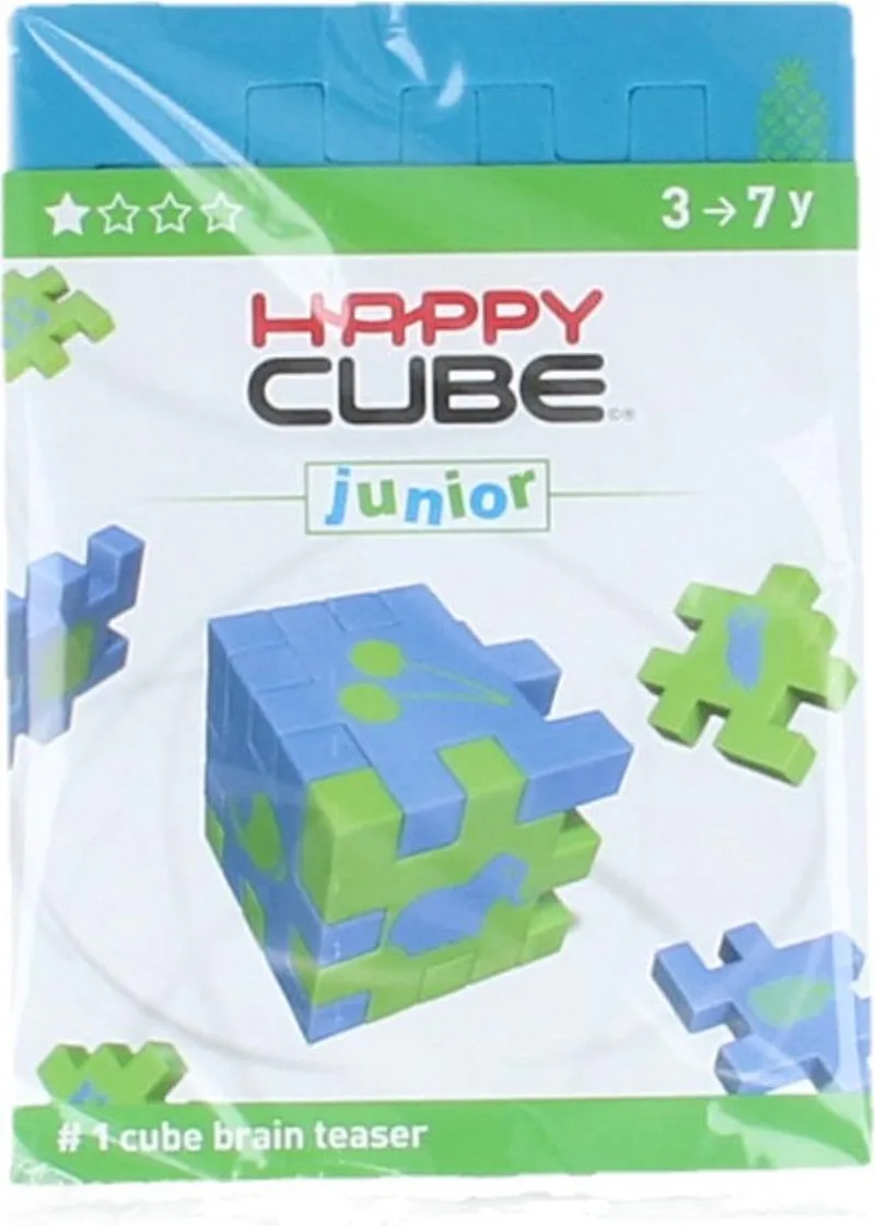 Happy Cube Junior Puzzel från SmartGames, utgåva Blå – kartong