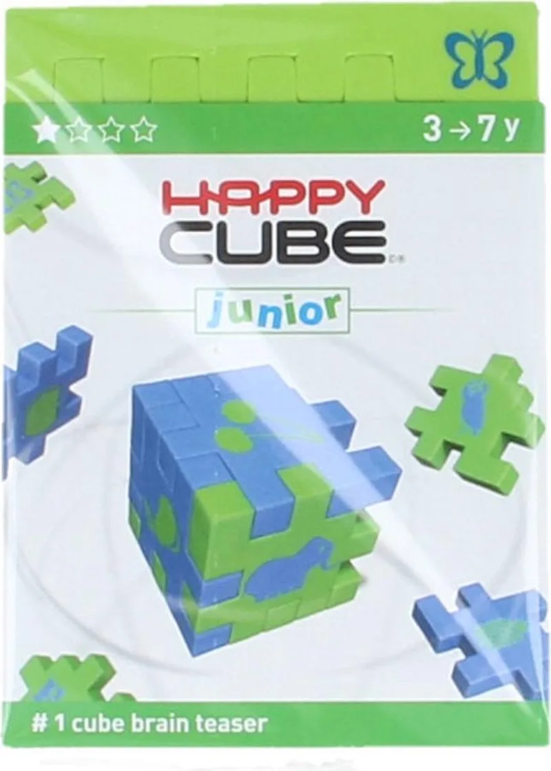Happy Cube Junior Puzzel från SmartGames, utgåva Grön – kartong
