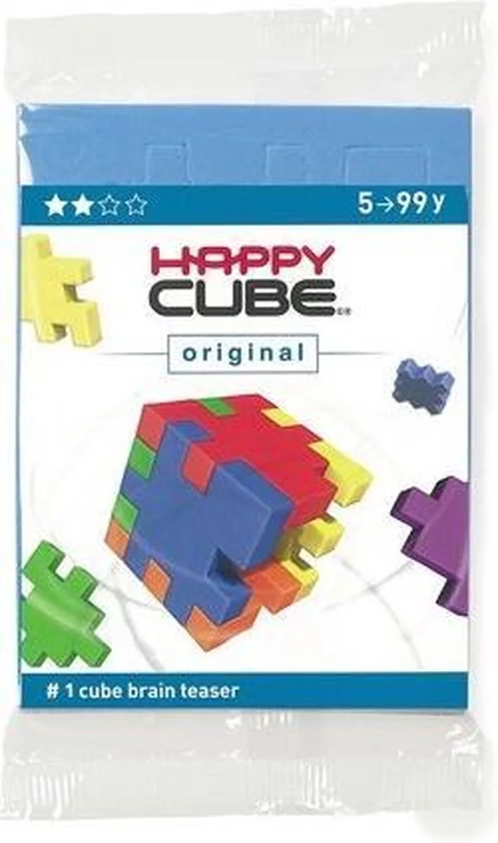 Happy Cube Original (los) - 1 puzzelkubus van SmartGames – doos