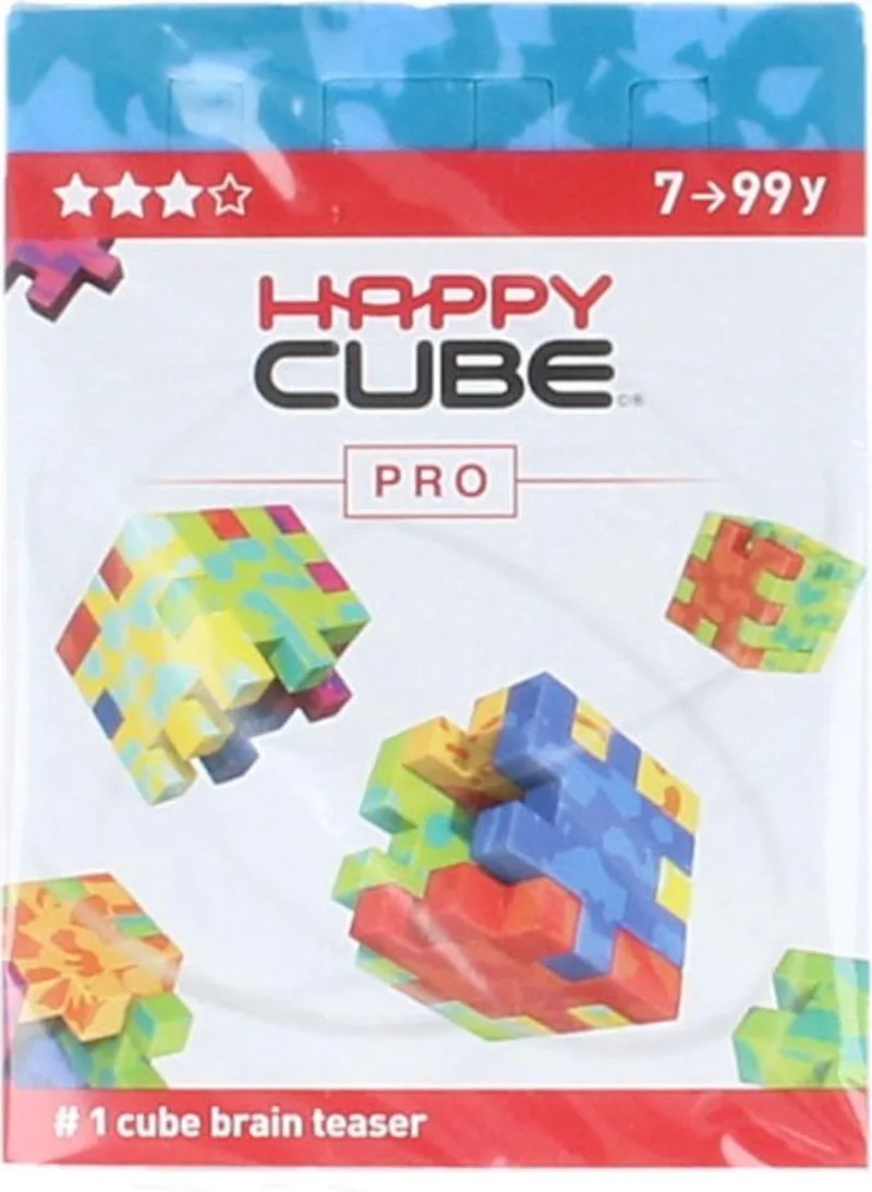 Happy Cube Pro Puzzel / Donker Blauw from SmartGames, Licht blauw edition – box