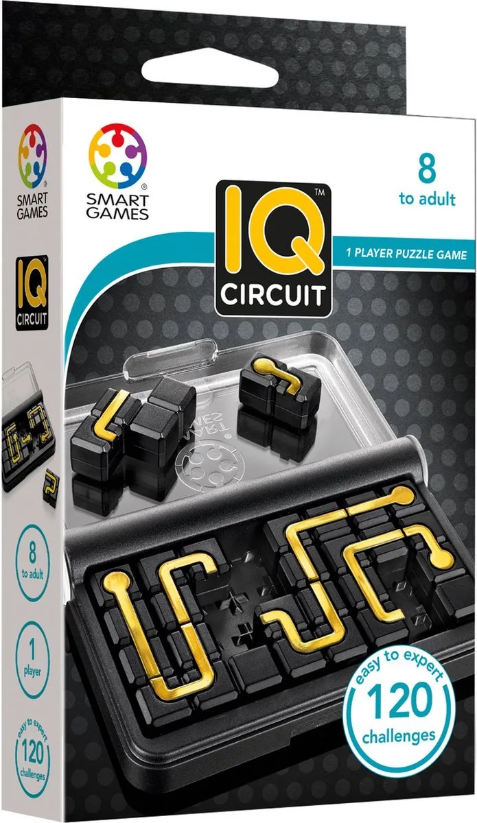 IQ Circuit - 120 opdrachten - Denkspel - Motivatie - Denkvermogen - Hersenen Training from SmartGames – box