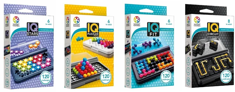 IQ Games Voordeelpakket Reiseditie - Denkspel - Hersenbreker from SmartGames – box