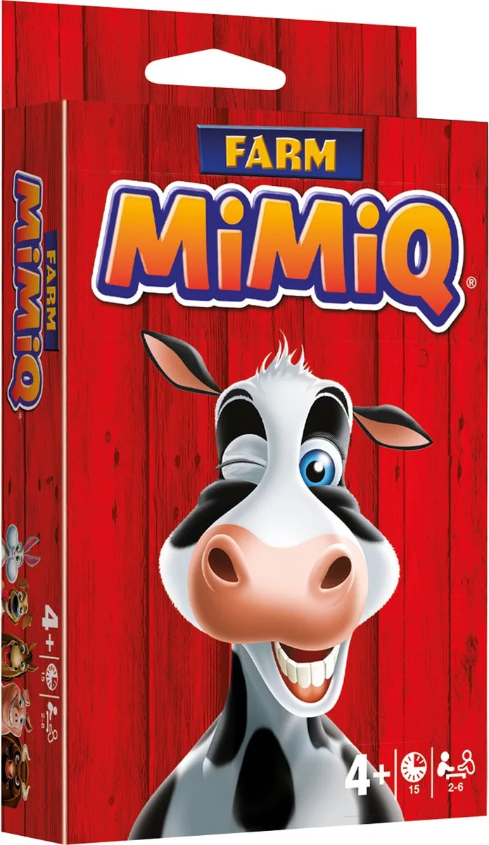 MiMiQ - Farm - kaartspel voor kinderen from SmartGames, Multicolour edition – box