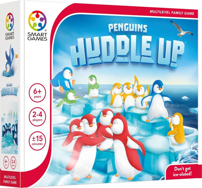 Penguins Huddle Up - Strategisch Familie Bordspel - 2 tot 4 Spelers - Vanaf 8 Jaar from SmartGames – box