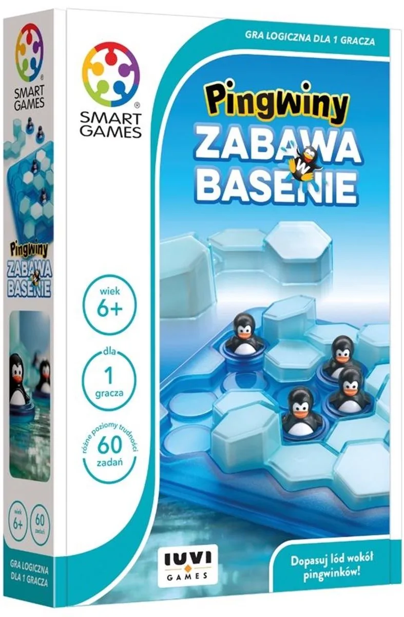Pingwiny zabawa w basenie - (PL) IUVI Games - Poolse versie von SmartGames – Schachtel