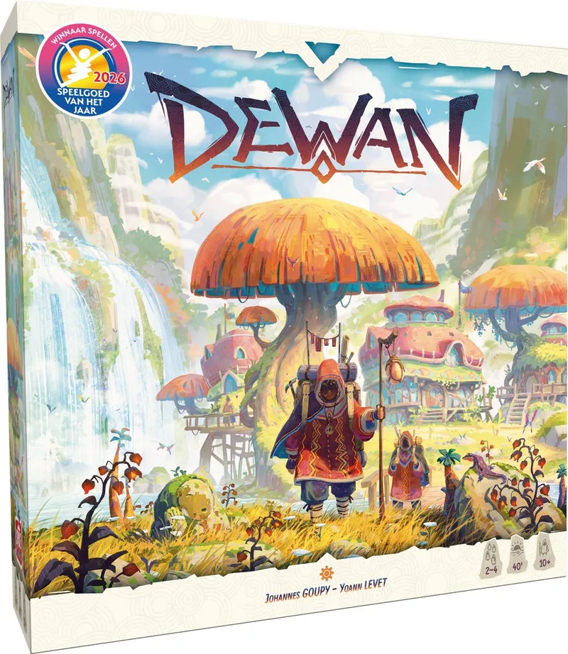 Asmodee strategisch bordspel Dewan voor 2-4 spelers 10 jaar+. fra Space Cowboys – æske