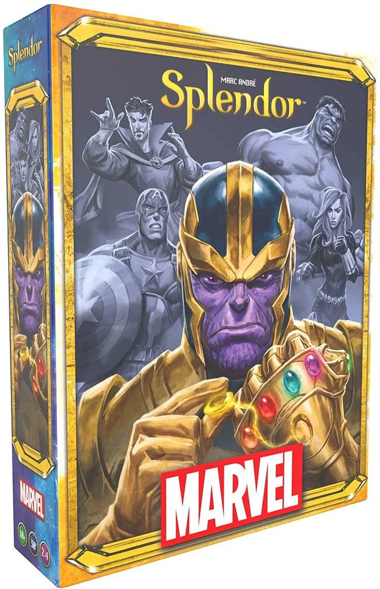 Splendor Marvel - Bordspel - Engelstalige uitgave från Space Cowboys – kartong