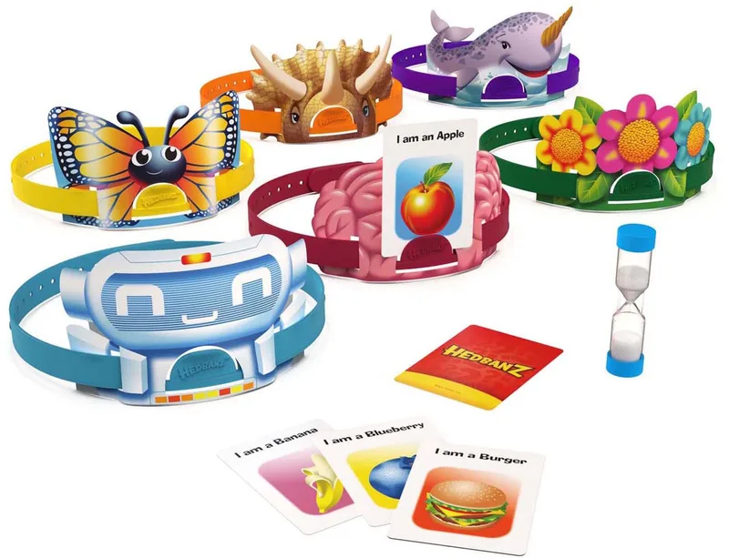 Devine Tête Classique - Jeu de Société Famille - Bandeaux et Devinettes - Devinez L’illustration De La Carte Qui Est Sur Votre Tête - Jeu De Cartes - Version Française - Jeu Enfant 6 Ans et + de Spin Master Games – boîte